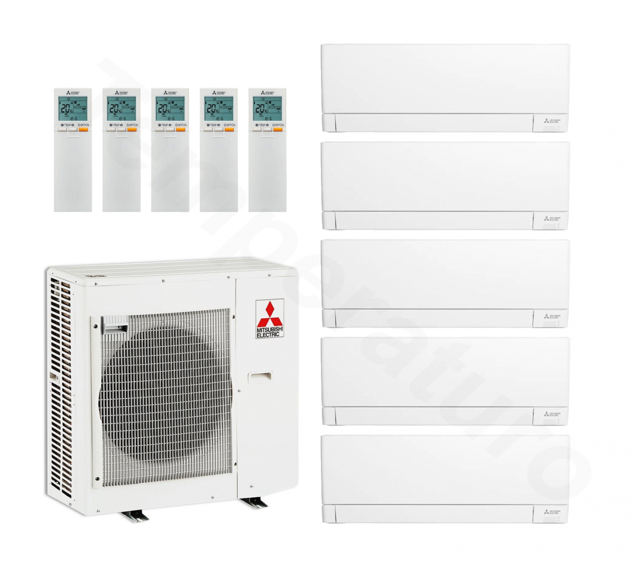 Multisplit-Klimaanlage kaufen: 2 bis 5 Innengeräte